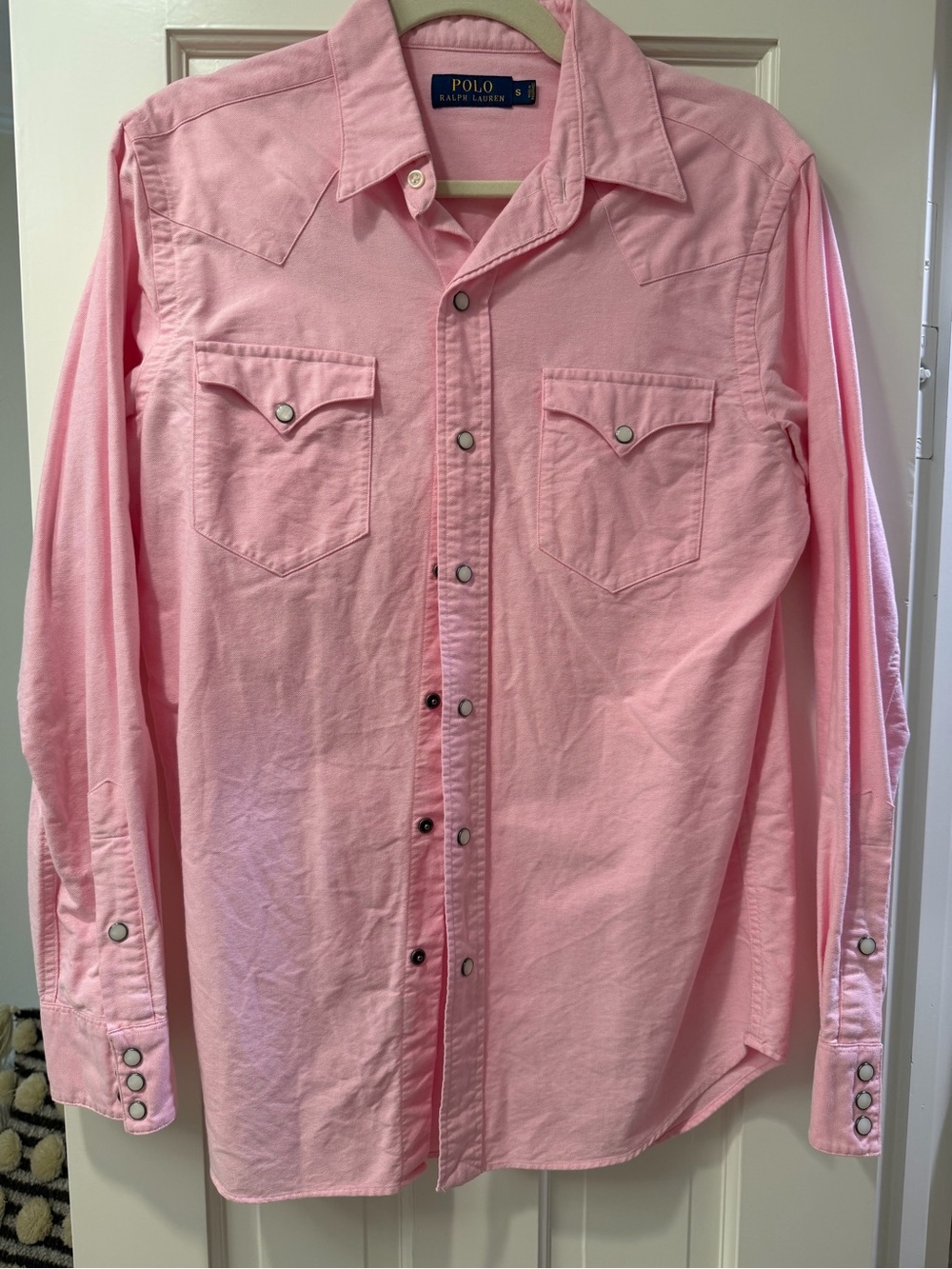 Polo by Ralph Lauren Light Pink Western Snap Shirt